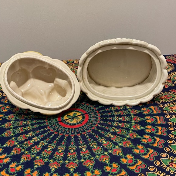 Vintage Armbee made in Japan ceramic egg basket with lid. EUC!! - Picture 3 of 16